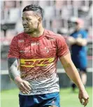  ?? /Ashley Vlotman/Gallo Images ?? New winds: Alapati Leiua‘s experience will be a boost for the Stormers, says coach John Dobson.