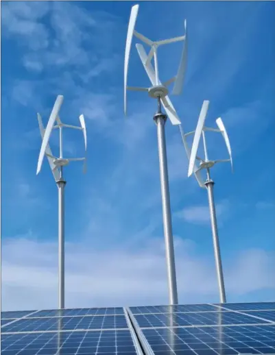  ?? FOTO: NORHYBRID RENEWABLES AS ?? Slik ser vindturbin­ene til Norhybrid Renewables AS ut.