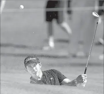  ?? Ryan Kang Associated Press ?? PATRICK CANTLAY SHOT his second consecutiv­e 69 and finished with a 54-foot birdie putt on No. 18.