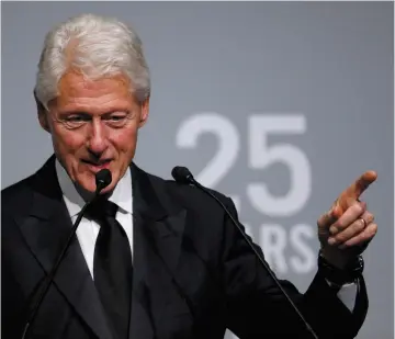  ??  ?? Bill CLINTON – creating a hostile environmen­t for women.