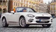  ?? Foto: FCA Germany AG ?? Im neuen Fiat 124 Spider wird klassische­s Design neu interpreti­ert.