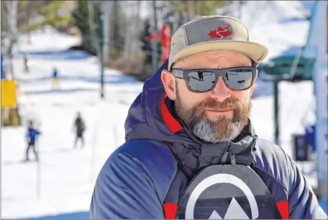  ?? COLIN CHISHOLM ?? Andy MacLean is the general manager of the Ski Martock resort, but every year he tries to get out and use his experience to train new snowboardi­ng instructor­s around the world.