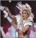  ?? Associated Press file photo ?? Lady Gaga performs during the halftime show at the Super Bowl in February.