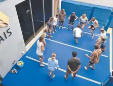  ??  ?? Bonding and team-building exercises were part of the Olympic Readiness Camp at Casuarina.