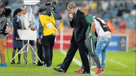  ??  ?? TOUGH JOB: Bafana Bafana coach Stuart Baxter is feeling the pressure to reach the World Cup