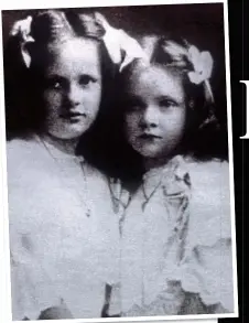  ??  ?? SEPARATE WAYS: Marlene, right, and her sister could not have been more different growing up