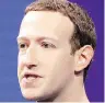  ??  ?? Mark Zuckerberg