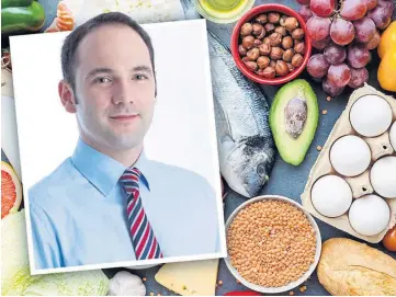  ??  ?? FOOD: Dr William Cook is a dietetic consultant in public health at NHS Tayside.