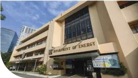  ?? ?? Under the Philippine Energy Plan 2020-2040, the DOE wants to push the country towards a clean energy future by pursuing policies that would attract more RE investment­s.