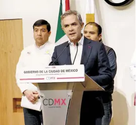  ?? /CORTESÍA ?? Explicó que le anima ser quien explique a la gente un gobierno de coalición