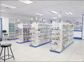  ?? (Courtesy pics) ?? The top rated and emaculate pharmacy business has been put on the market in CBD Mbabane.