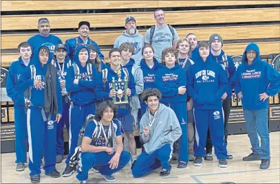  ?? COURTESY PHOTO ?? The Lower Lake Trojans placed a solid second in the Battle of the Buttes on Saturday in Yuba City.