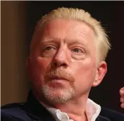  ?? Photo: The India Times ?? Facing the law…Former Grand Slam tennis champion Boris Becker, who is accused of failing to hand over his trophies to settle debts, is fighting to stay out of prison.