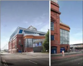  ??  ?? Rangers released images of the Edmiston House plans last week