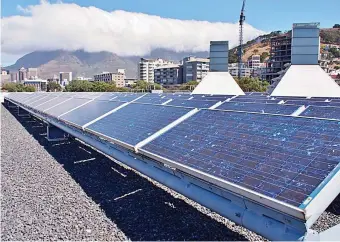  ?? Picture: Shuttersto­ck ?? GOING GREEN. The anticipate­d Integrated Energy Plan will provide greater clarity on the importance of solar panels in the energy mix.