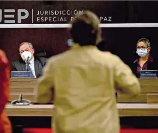  ?? AFP ?? Según informe de la JEP, al menos 5.691 de los casos correspond­en a menores de 14 años o menos.