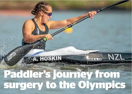  ?? PHOTOSPORT ?? Alicia Hoskin in action during the 2019 World Championsh­ips. She will be competing at her first Olympic Games in Tokyo.