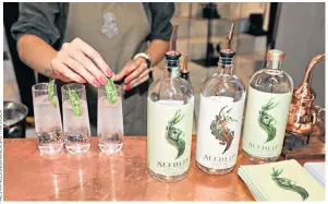  ??  ?? Seedlip founder Ben Branson took his inspiratio­n from 17th-century recipes for distilled home remedies. He then teamed up with drinks giant Diageo to bring the non-alcoholic spirit to market and speed up growth