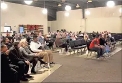  ?? / Kevin Myrick ?? POLK’S GOT TALENT: A crowd gathered at Crossview Community Church in Rockmart over the weekend on Saturday, January 26 for the first ever Mosaic Place Polk’s Got Talent fundraiser, which included an opening act from American Idol contestant Isaac Streetman, and Rockmart’s Shatira Spears, who performed a solo dance in honor of the victims of the Jan. 24 shooting.