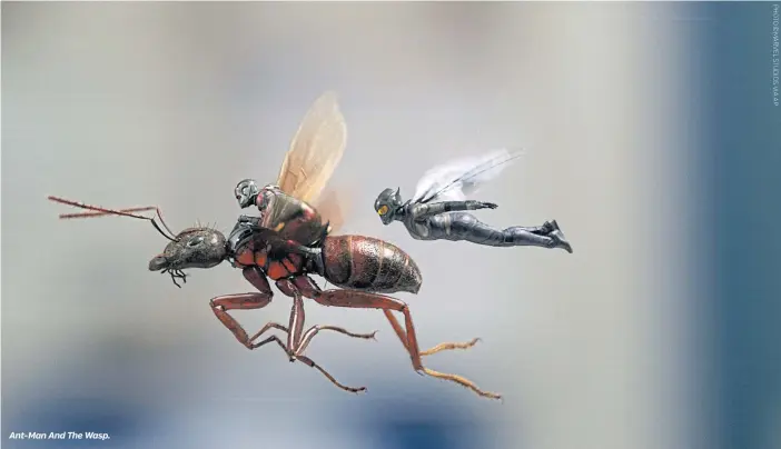  ??  ?? Ant-Man And The Wasp.