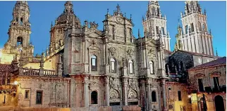  ??  ?? The Cathedral of Santiago de Compostela, Galicia.