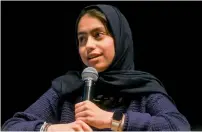  ?? — KT file photo ?? Youngest Emirati innovator and TEDx youth speaker Fatima Al Kaabi.