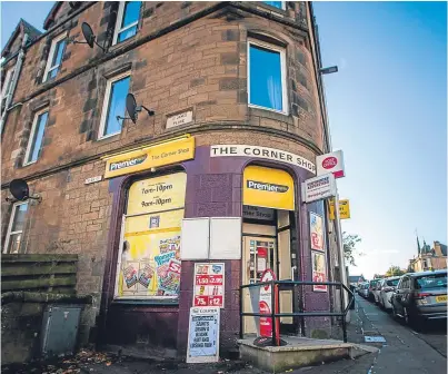  ?? Picture: Steve MacDougall. ?? The post office inside the Corner Shop has closed with Post Office citing “operationa­l reasons”.