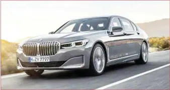  ??  ?? The new BMW 7 Series
