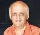  ??  ?? Mukesh Bhatt