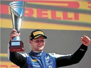  ?? | PHOTO : GABRIEL BOUYS, AFP ?? Victor Martins a remporté le titre de champion de F3 la saison dernière.