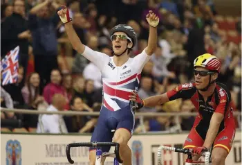  ??  ?? Simon Yates is among the British grand tour racers who found success on the track irst