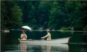  ??  ?? Russian reflection­s: Irina (Annette Bening) and Dr Dorn (Jon Tenney), The Seagull (2018)