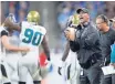  ?? RAJ MEHTA, USA TODAY SPORTS ?? Jaguars coach Gus Bradley is now 14-44 since 2013.