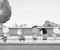  ??  ?? The“Peanuts”gang now find their home on Apple TV+ for both old and new original shows and specials.