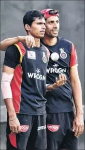  ?? HT PHOTO ?? Saini says tips from Ashish Nehra changed his bowling.