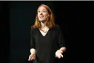  ?? ?? Hannah Fry speaking in New York in 2018. Photograph: Craig Barritt/Getty Images for Onward18