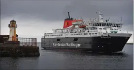  ??  ?? Western Isles councillor­s said ‘decisions around ferry services cannot be competentl­y made from Edinburgh, Glasgow or Inverclyde’ and called for islanders to have a greater say in decisions that impact on their lives