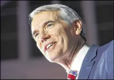  ??  ?? Sen. Rob Portman, R-Ohio, was the sole Republican to vote against a measure that would eliminate some regulation­s impacting school accountabi­lity.