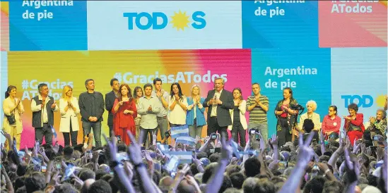  ?? Sandra Cartasso ?? El Frente de Todos busca consolidar la unidad que lo llevó al triunfo en 2019.