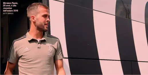  ??  ?? Miralem Pjanic, 28 anni, è alla Juventus dall’estate 2016 GETTY IMAGES