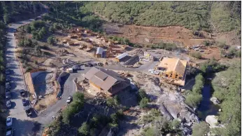  ?? Courtesy photo
/ Michael Oliva ?? Boyer Constructi­on is leading the reconstruc­tion of the City of Berkeley’s Tuolumne Camp outside Groveland, most of which was burned down in 2013 during the Rim Fire. Staff expects it to be open to the public by summer of 2022.