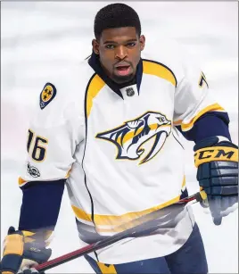  ?? CP PHOTO ?? P.K. Subban was warmly welcomed in his return to Montreal.