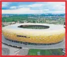  ??  ?? Exterior del Gdansk Stadium.