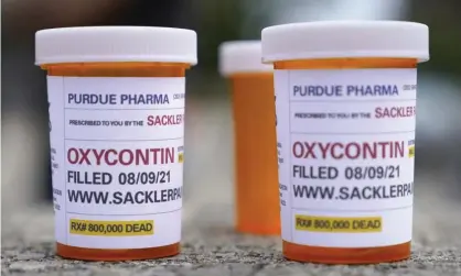  ?? Photograph: Seth Wenig/AP ?? Public activism, pressure via state and local lawsuits and investigat­ive journalism have contribute­d to sending Connecticu­t-based Purdue Pharma into bankruptcy