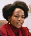  ??  ?? MAITE NKOANA-MASHABANE