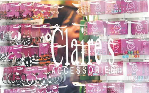  ??  ?? A Claire’s store shown Dec 1, 2006 in New York. — WP-Bloomberg photo