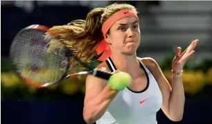  ?? Photo by Kiran Prasad ?? elina Svitolina, winner of the women’s singles title here in Dubai, was all praise for the tournament organisers. —