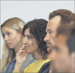  ?? Foto: efe ?? Maribel Nadal, Mery Perelló y Carlos Moyà, ayer durante la comparecen­cia