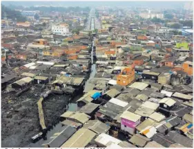  ?? AFP ?? En la favela o precario hay más de 26.000 personas.