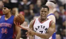  ?? RICHARD LAUTENS/TORONTO STAR ?? Kyle Lowry wasn’t elaboratin­g Monday on his comment that things have to change. “I don’t do anything but play basketball,” he said.